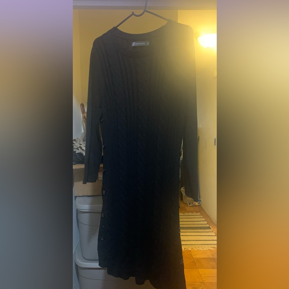 Ny and co sweater dress xl black